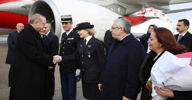 Cumhurbaşkanı Erdoğan, Fransa’da