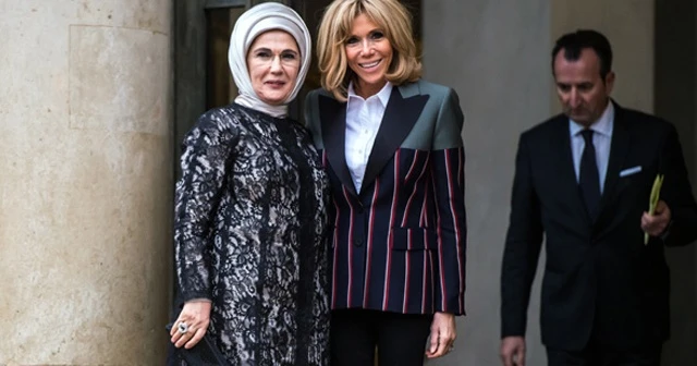 Emine Erdoğan&#039;dan Fransız First Lady&#039;e davet