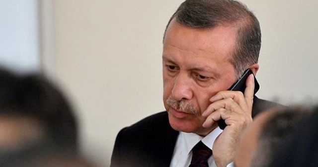 Erdoğan Macron ile telefonda görüştü