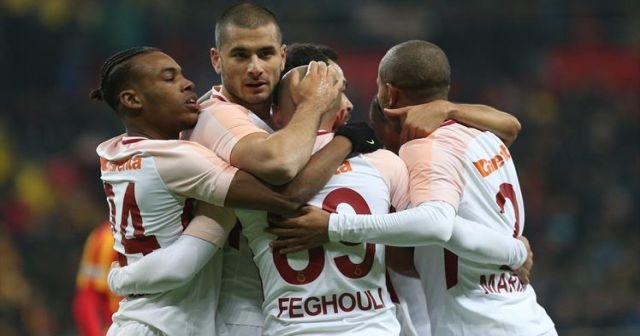 Galatasaray, Kayserispor&#039;u 3-1 yendi