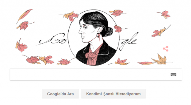 Google&#039;dan Viginia Woolf doodle&#039;ı