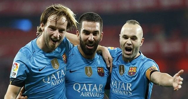 Iniesta'dan Arda Turan ve Rafinha'ya veda mesajı
