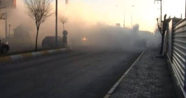 İstanbul&#039;da faciadan dönüldü! Gaz aldıktan sonra yanmaya başladı
