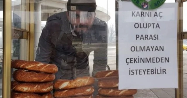 Karnın aç ve paran yoksa simit bedava!
