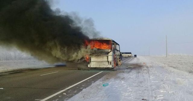 Kazakistan’da yanan yolcu otobüsünün ön raporu açıkladı