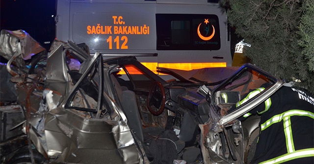 Kırklareli'de trafik kazası: 2 yaralı