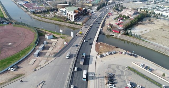 Kumla Deresi köprü çalışmaları tamamlandı