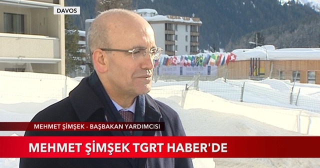 Mehmet Şimşek TGRT Haber'de Davos Zirvesi'ni değerlendirdi