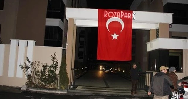 Ordulu şehidin Eskişehir’deki evine ateş düştü