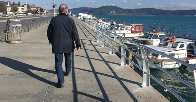 Sarıyer sahiline bariyer konulmaya başlandı