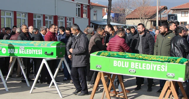 Sobadan sızan gazdan ölen dede ve torunu defnedildi