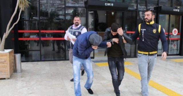 Suç makineleri Alanya'da yakalandı
