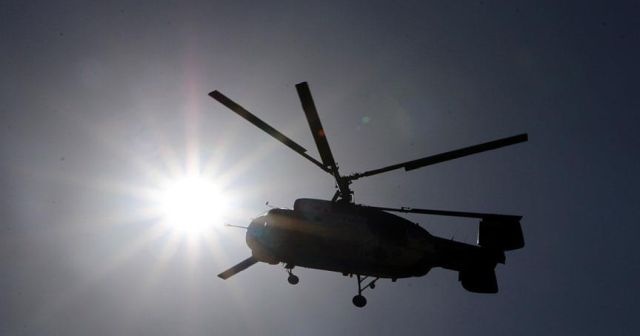 Ukrayna&#039;da helikopter düştü!