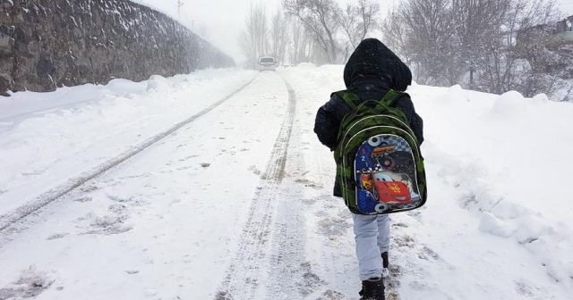 Van’da okullar yarın tatil edildi