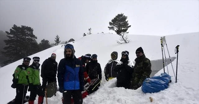 Zigana Dağında ’çığ’ belgeseli çekiliyor