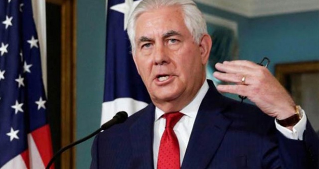 ABD Dışişleri Bakanı Rex Tillerson Irak ve Suriye&#039;deki gelişmeleri değerlendirdi