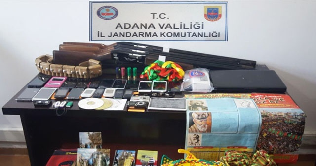 Adana&#039;da çadırlara terör operasyonu: 11 gözaltı