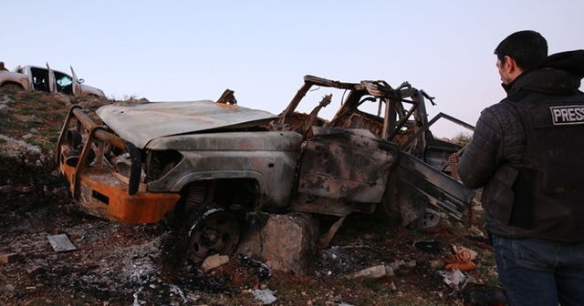 Afrin&#039;de intihar saldırısı girişimi tank atışıyla engellendi!