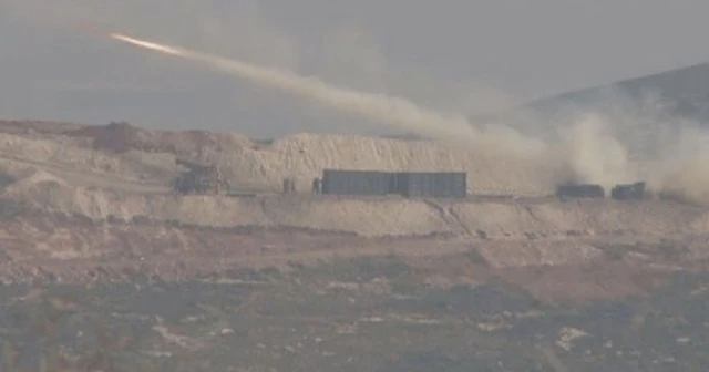 Afrin'deki terör mevzileri ÇNRA'lar ile vuruluyor