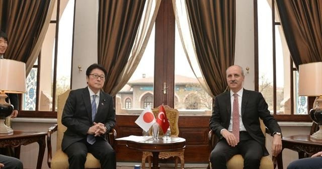 Bakan Kurtulmuş, Japon Bakan ile bir araya geldi