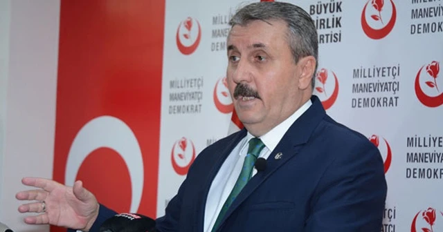 BBP lideri Destici: Devletimizi yıkamayacak ve milletimizi bölemeyecekler