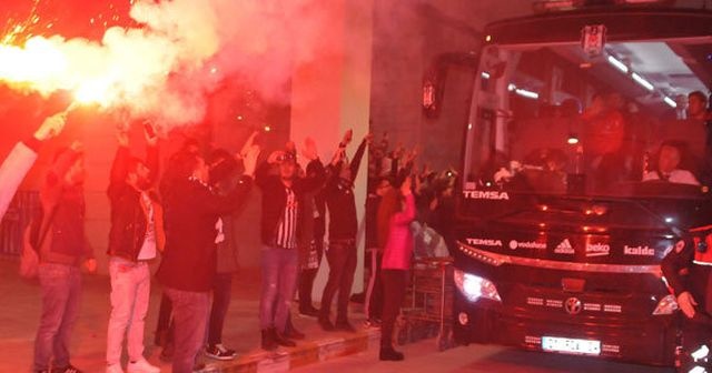 Beşiktaş, Konya&#039;da coşkuyla karşılandı