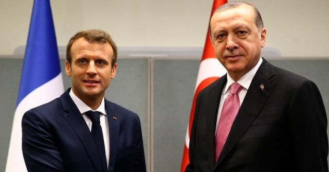 Cumhurbaşkanı Erdoğan, Macron ile görüştü