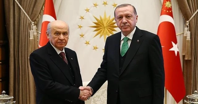 Erdoğan-Bahçeli görüşmesi sona erdi