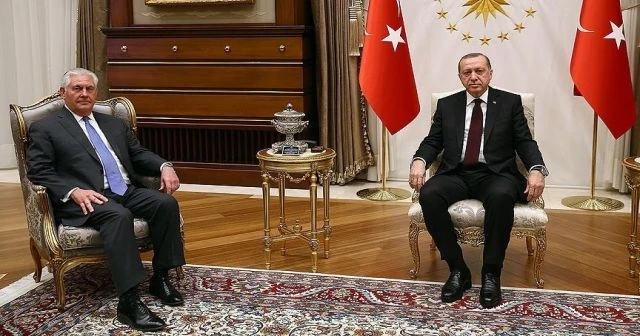 Erdoğan-Tillerson görüşmesi sona erdi