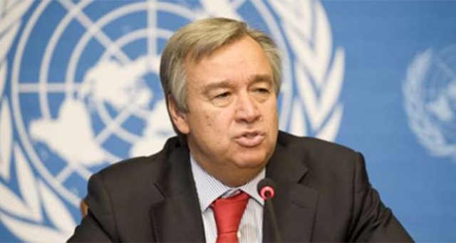 Guterres&#039;ten BMGK&#039;nin ateşkes kararının derhal uygulanması çağrısı