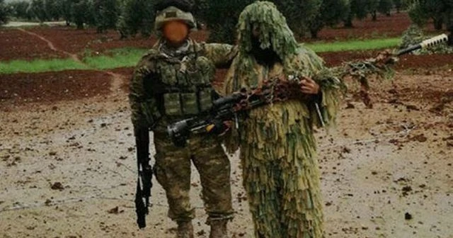 Güvenlik uzmanı Ağar paylaştı! Afrin'den ilginç fotoğraf