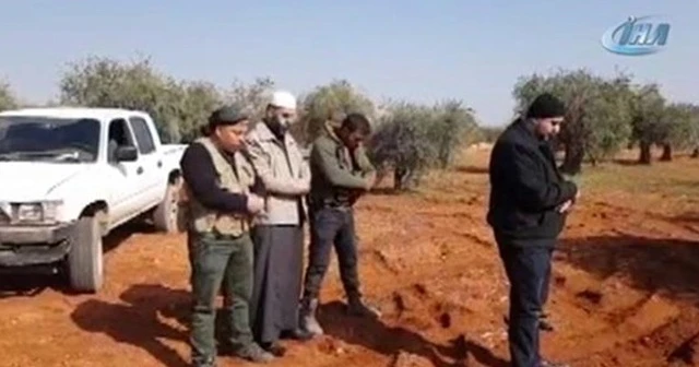 Hainlerden alınan Dikmetaş köyünde şükür namazı kılındı