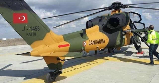 Jandarma Genel Komutanlığı’na teslim edilecek ilk T129 ATAK helikopteri: J-1453 FATİH