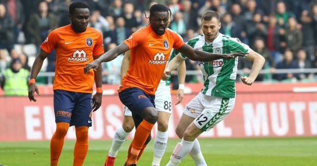 Konyaspor Medipol Başakşehir maçı 1-1 berabere bitti