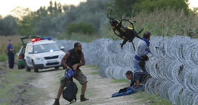 Macaristan&#039;a sığınmacı tepkisi