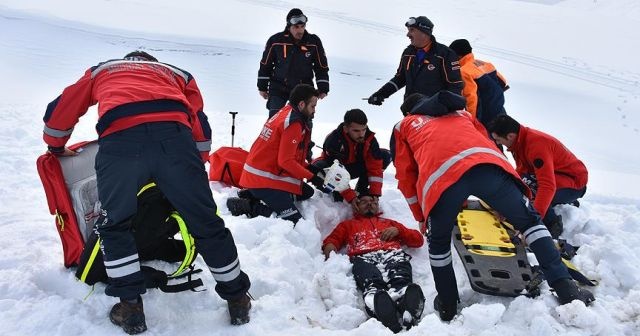 Muş&#039;ta çığ tatbikatı