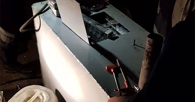Otobüsün mazot deposunda kaçak sigara yakalandı