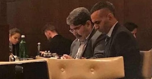 Terör örgütü PYD&#039;nin eşbaşkanı Salih Müslim Prag Marriot Hotel&#039;de ortaya çıktı