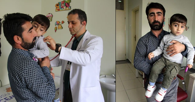 2 yaşındaki Hüseyin&#039;inin akciğerinden kabak çekirdeği çıktı