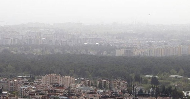 Antalya semalarını &#039;çöl tozu&#039; kapladı