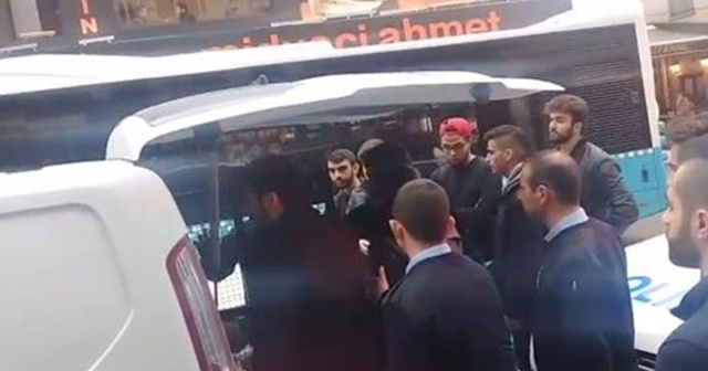 Beşiktaş’da döner bıçaklı kavga:1 yaralı