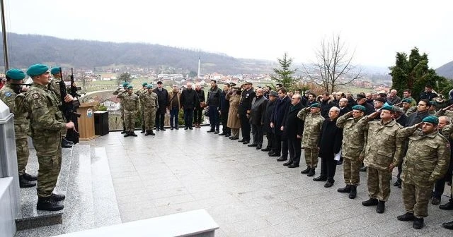 Bosna Hersek&#039;teki Türk Şehitliğinde şehitler anıldı