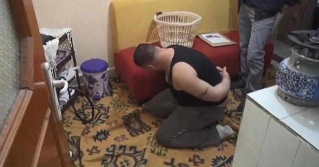 Bu halde yakalandı!