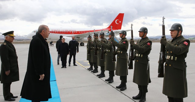 Cumhurbaşkanı Erdoğan, Erzurum&#039;da