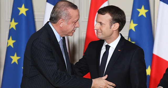 Cumhurbaşkanı Erdoğan, Macron ile telefonda görüştü