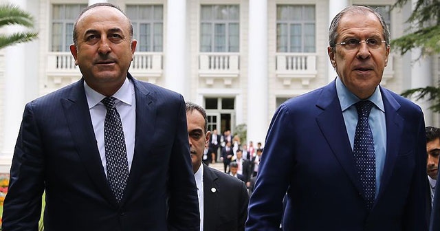 Dışişleri Bakanı Çavuşoğlu, Rus mevkidaşı ile bir araya geldi