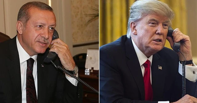 Erdoğan, Trump ile görüştü