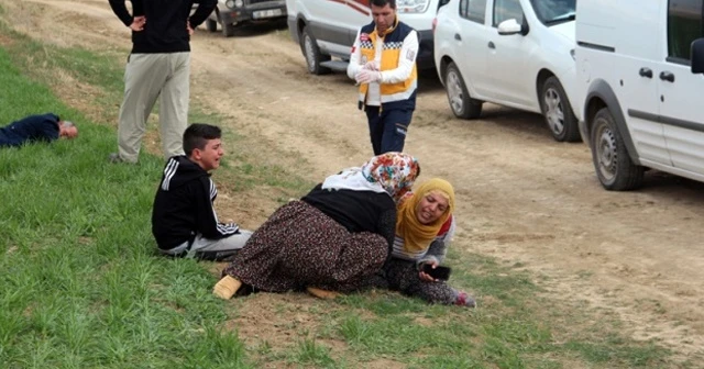 Evladını ağaçta asılı bulan anne ve baba kriz geçirdi