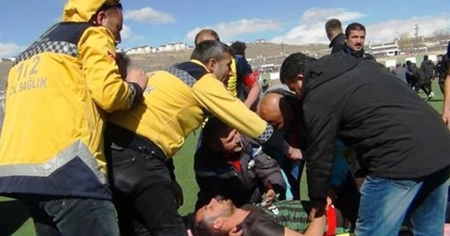 Genç futbolcunun dili boğazına kaçtı