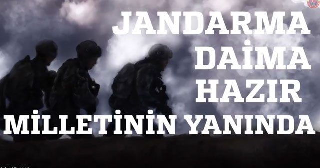 Jandarma sosyal medyadan paylaştı! JÖH&#039;ten kara kalemli klip